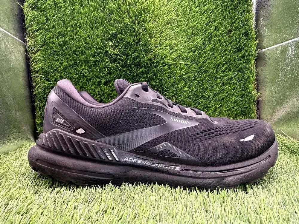 Brooks Adrenaline GTS 23 1103911D020 Athletic Sneaker Mens 10D Black Mesh Sports